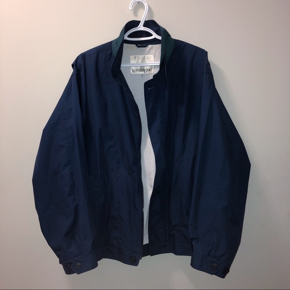 London Fog Navy Blue Jacket - Picture 3 of 6